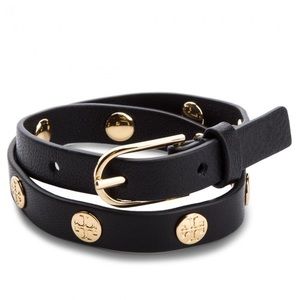 Tory Burch Black Wrap Bracelet
